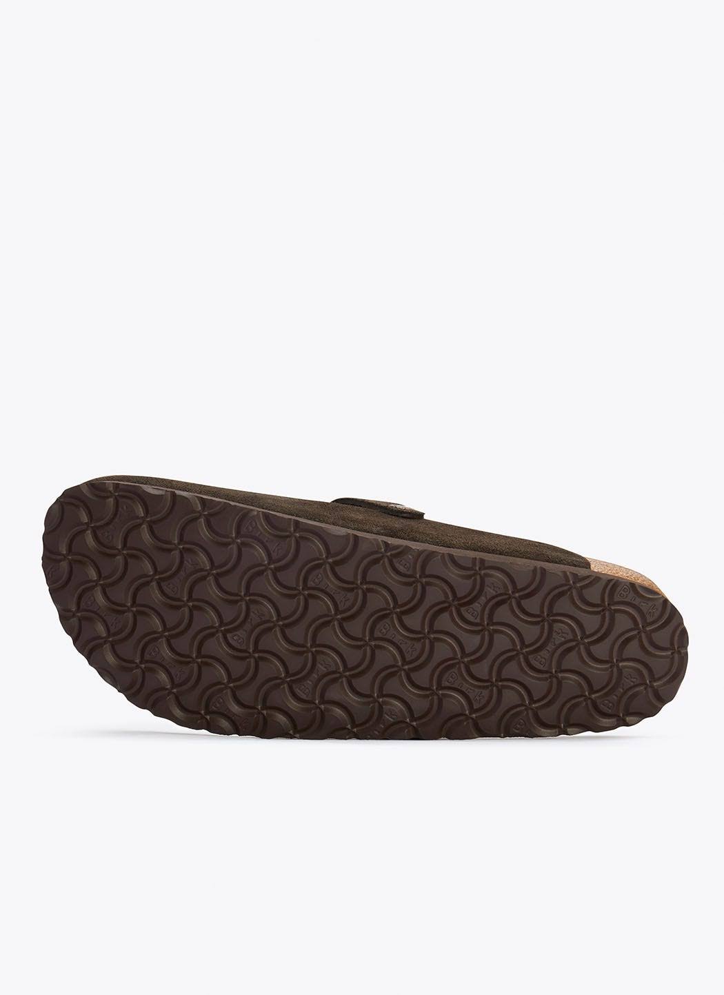 Birkenstock Man Dark Brown Mules Textile fibers