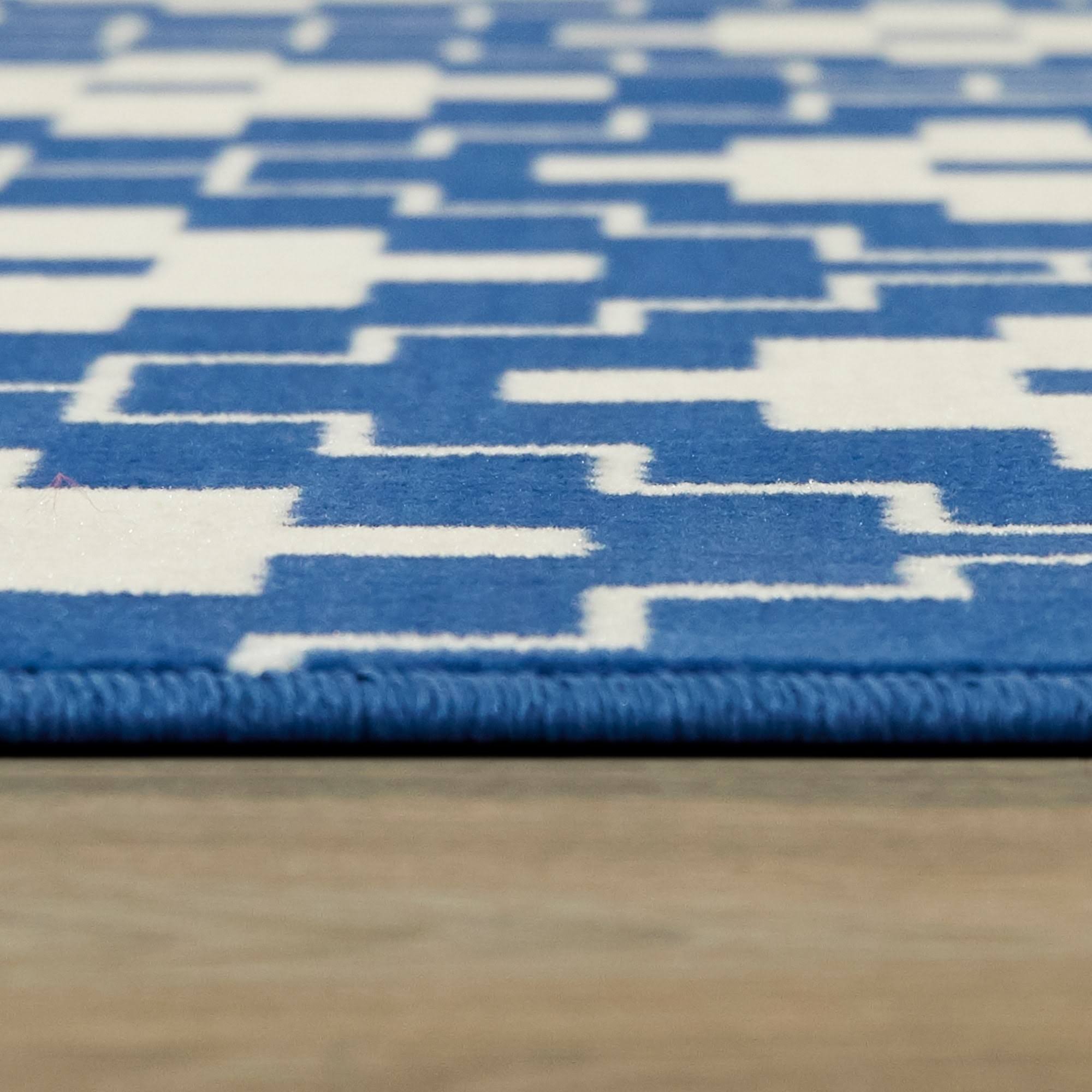 BALTA Gregory Pink 5 ft. x 7 ft. Geometric Trellis Area Rug