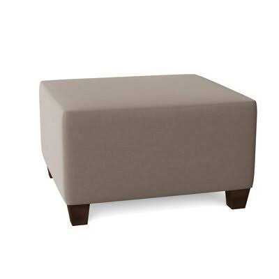 Birch Lane Lise 29x22 Rectangle Standard Ottoman Body Fabric: Classic Smoke