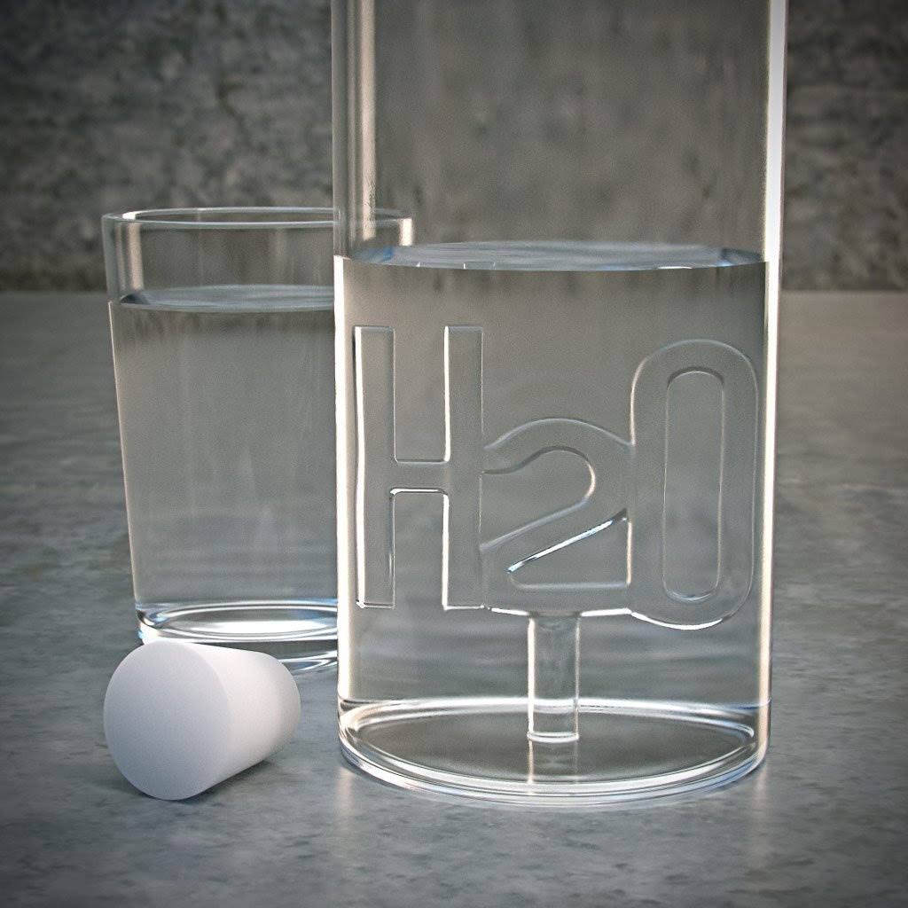 Balvi - Bottle H2O 1.2 L Borosilicate