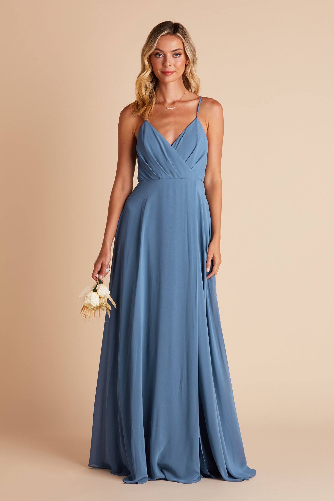 Birdy Grey Kaia Chiffon Bridesmaid Dress in Twilight XL / Twilight