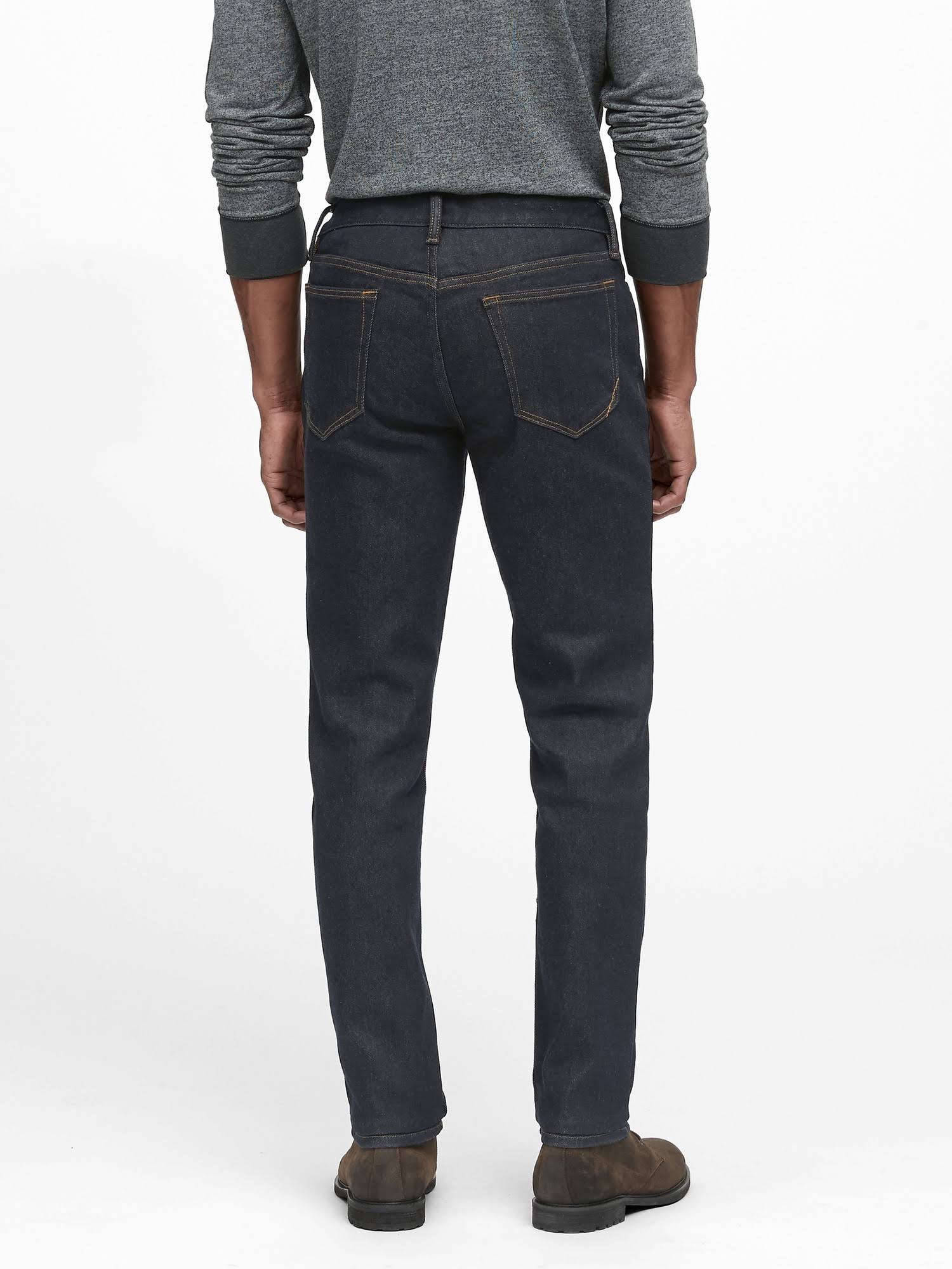 Banana Republic men's Slim Legacy Jean Rinse Dark Wash Size 38W 34L