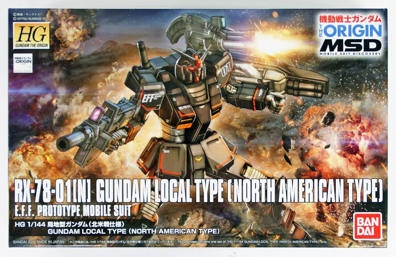 HG 1/144 Gundam Local Type (North American Front) The Origin
