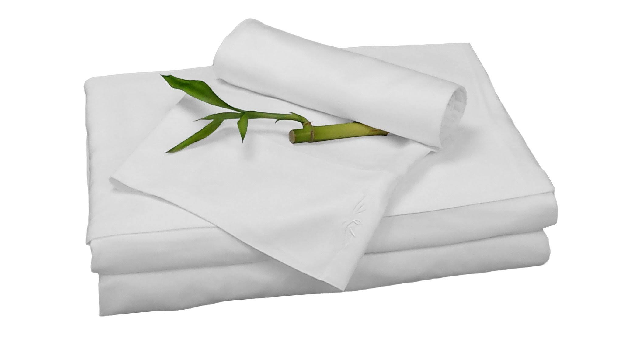 BedVoyage Bamboo Sheet Set (White - Full)