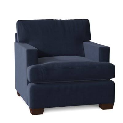 Anastagio 36x22 Wide Armchair Birch Lane Body Fabric: Sunbrella Spectrum Indigo