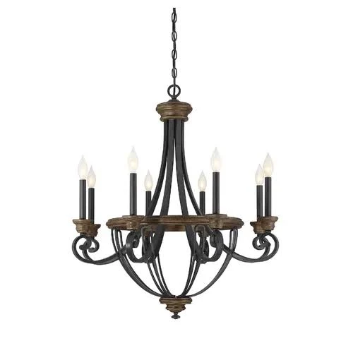Nanteuil 8 - Light Candle Style Empire Chandelier