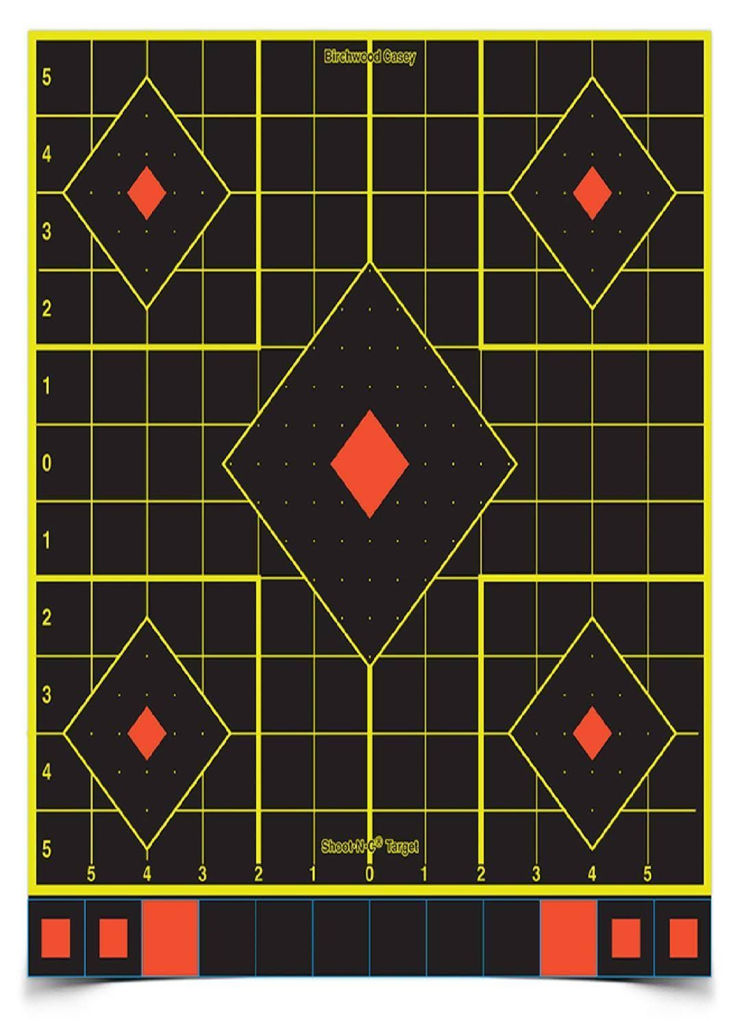 Birchwood Casey Shoot-N-C 12in Sight in Target-50 Sheets