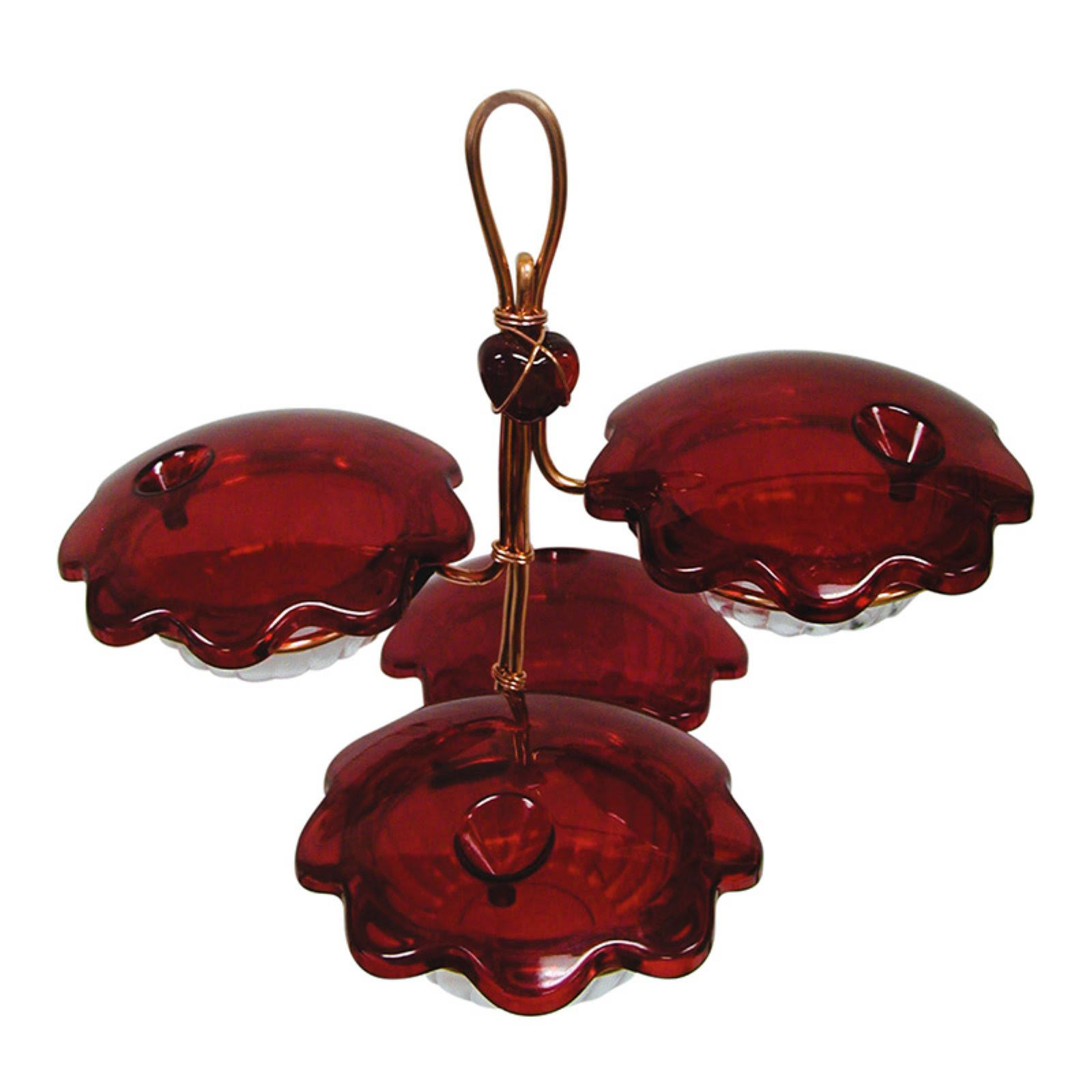 Birds Choice Copper Quad Cup Hummingbird Feeder