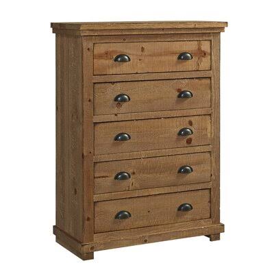 Birch Lane Lockridge 5 Drawer Chest Color: Pine