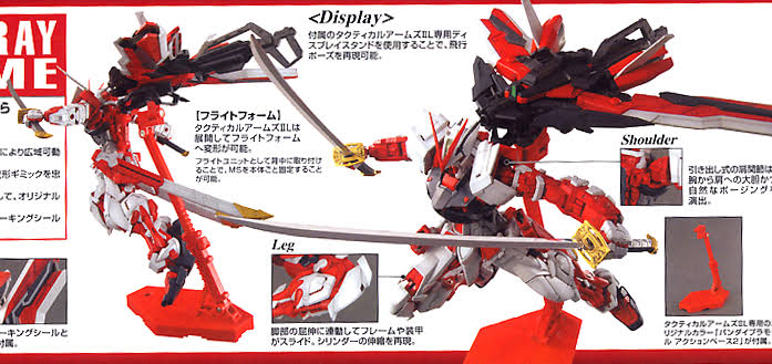 Bandai mg Gundam Astray Red Frame 1/100