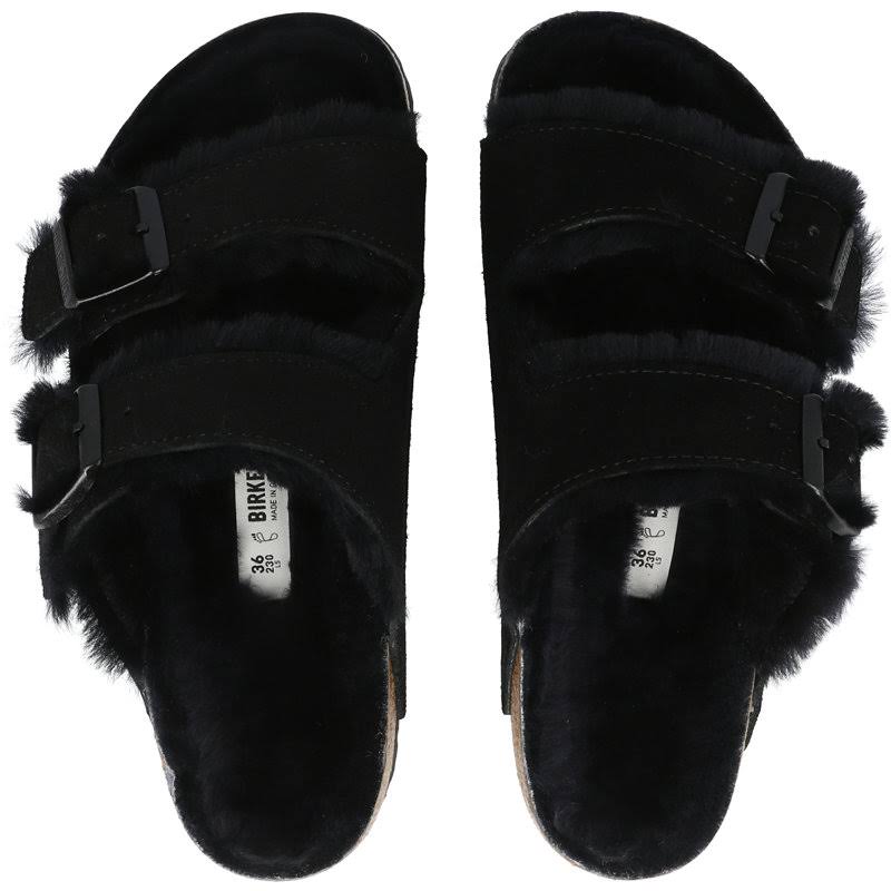 Birkenstock Arizona Fur - Black - UK5