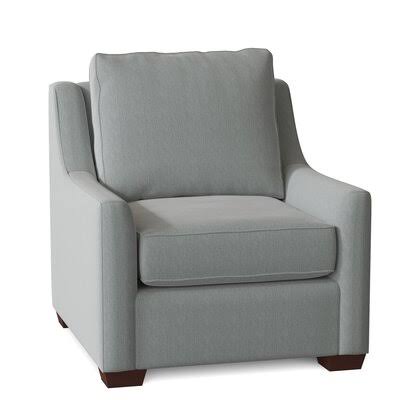 L? A 33x22 Wide Armchair Birch Lane Body Fabric: Sunbrella Cast Mist