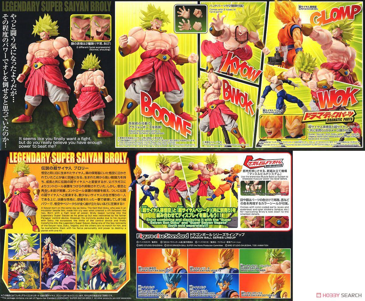 Dragon Ball Z Legendary Super Saiyan Broly Figure-rise Standard Model Kit