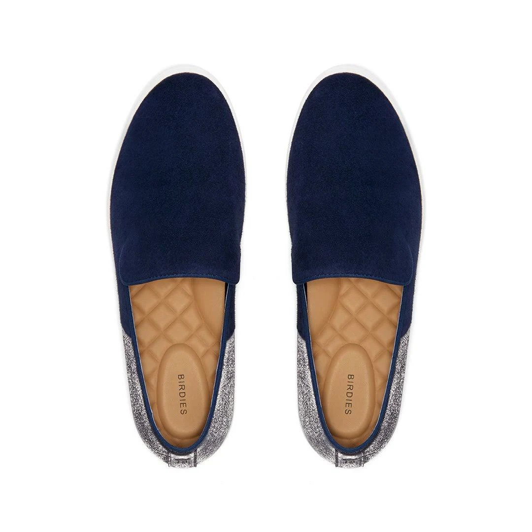 Birdies The Swift - Night Sky Sneaker, Size 7.5, Suede