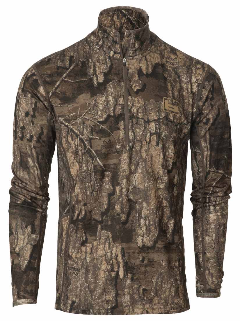 Banded Base 230 Gram Merino Wool 1/4 Zip Pullover - Realtree Timber, Men's, Size: 2XL