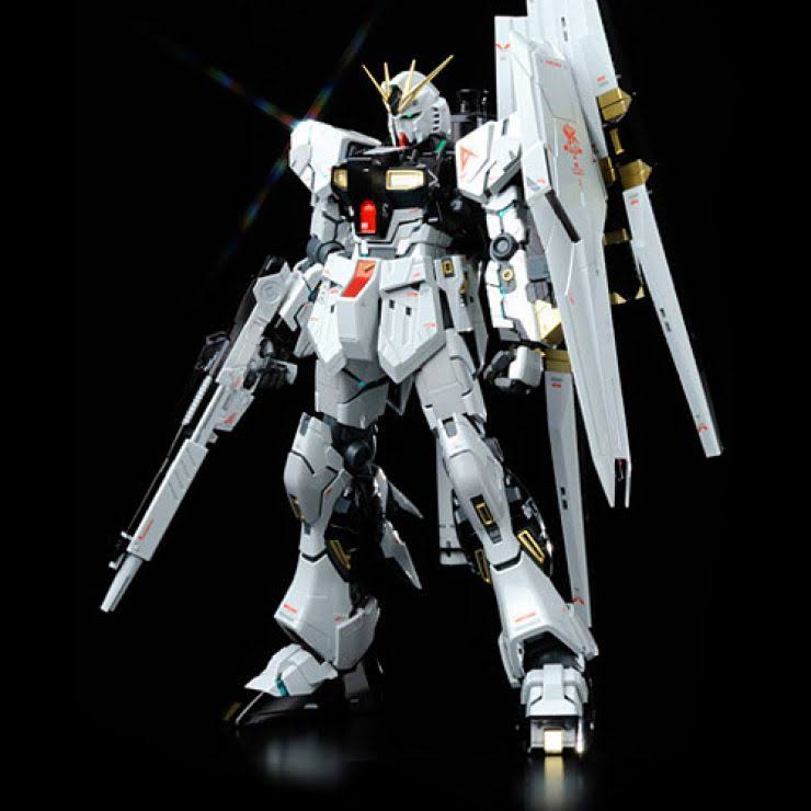 MG Nu Gundam Ka Ver Titanium Finish 1/100th Scale Action Figure