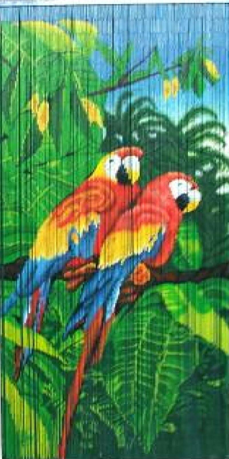 Bamboo54 Double Parrot Bamboo Outdoor Curtain