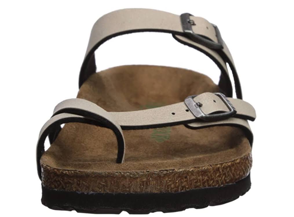 Birkenstock Women's Mayari Vegan (40 Stone Pull Up BF)