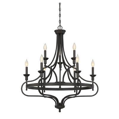 Eshan 9 - Light Candle Style Empire Chandelier
