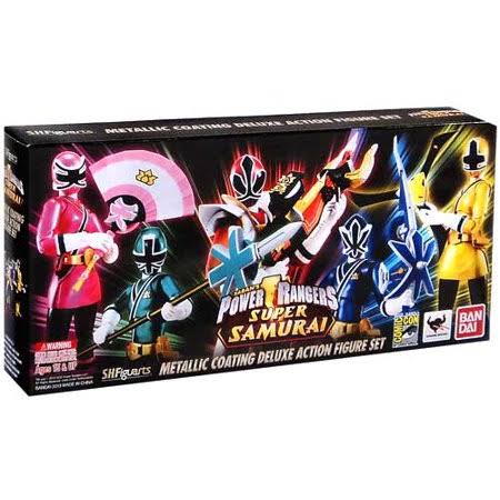 Power Rangers S.H. Figuarts Metallic Coating Deluxe Action Figure Set