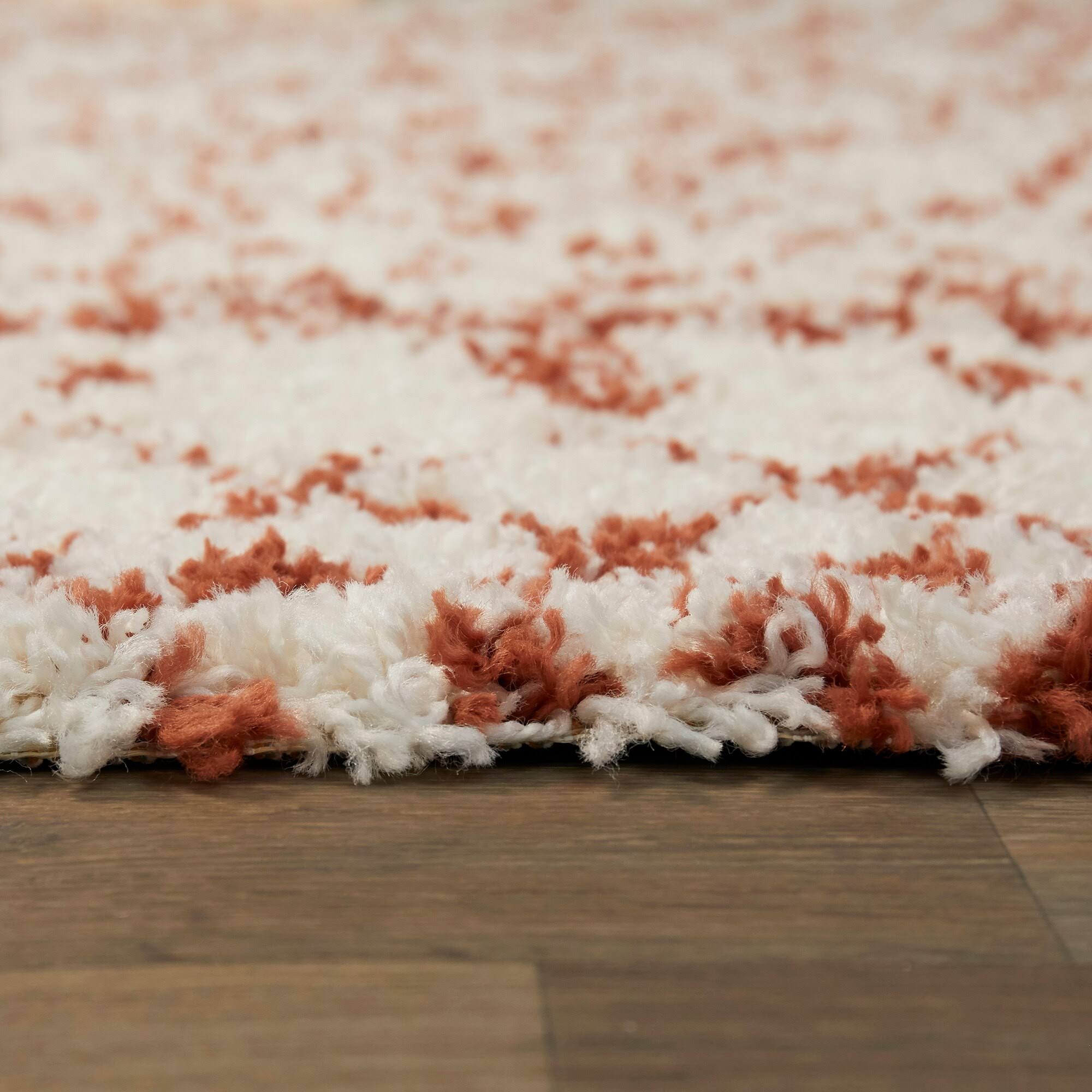 BALTA Dominic Cream/Grey 8 ft. x 10 ft. Moroccan Shag Area Rug