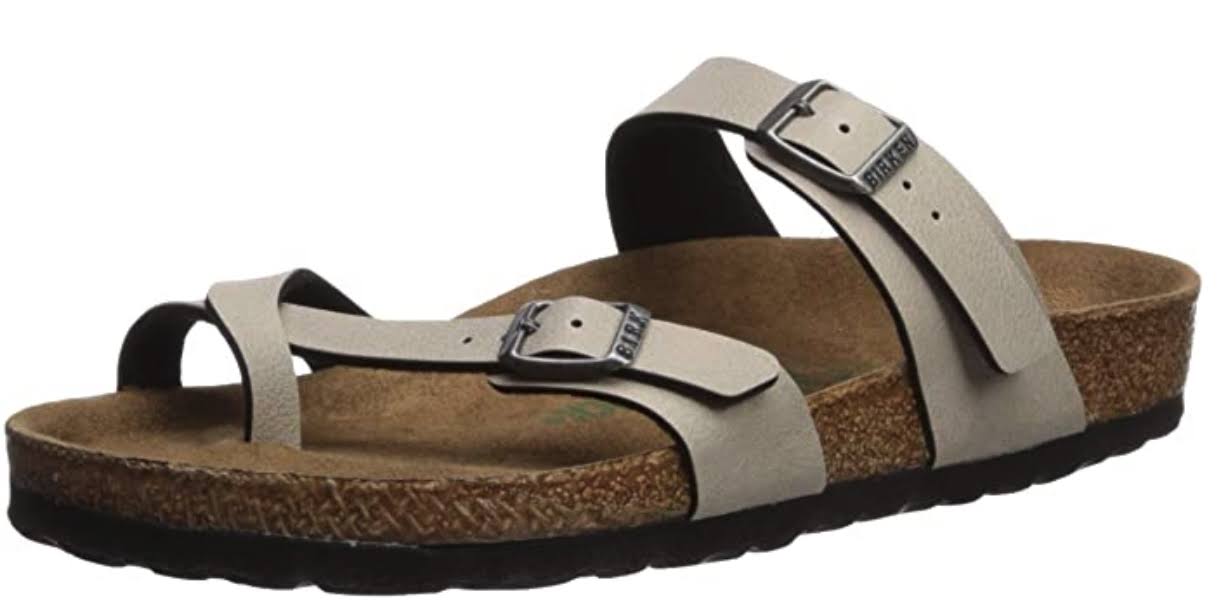 Birkenstock Women's Mayari Vegan (40 Stone Pull Up BF)