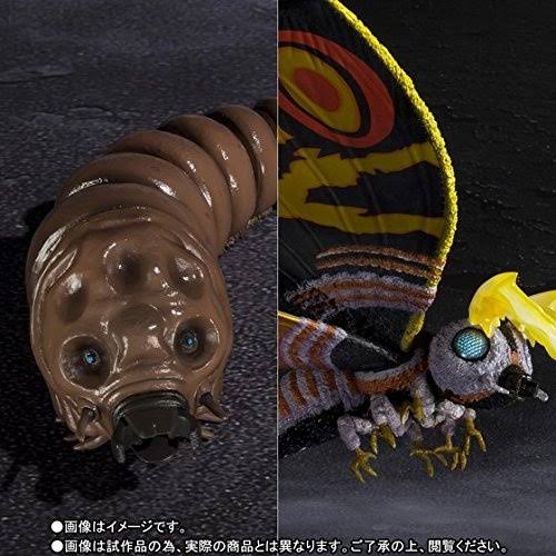 S.H.MonsterArts Mothra & Mothra Larva Figures Special Color Ver.