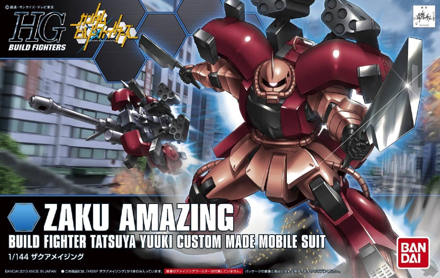 Bandai Gundam Build Fighters Zaku Amazing Plastic Model