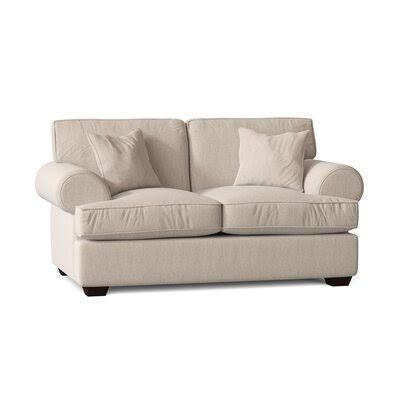 Workington 67x22 Rolled Arm Loveseat Body Fabric: Curious Pearl
