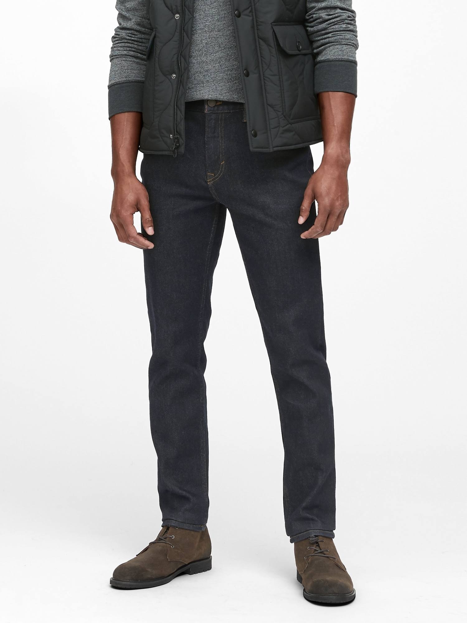 Banana Republic men's Slim Legacy Jean Rinse Dark Wash Size 38W 34L