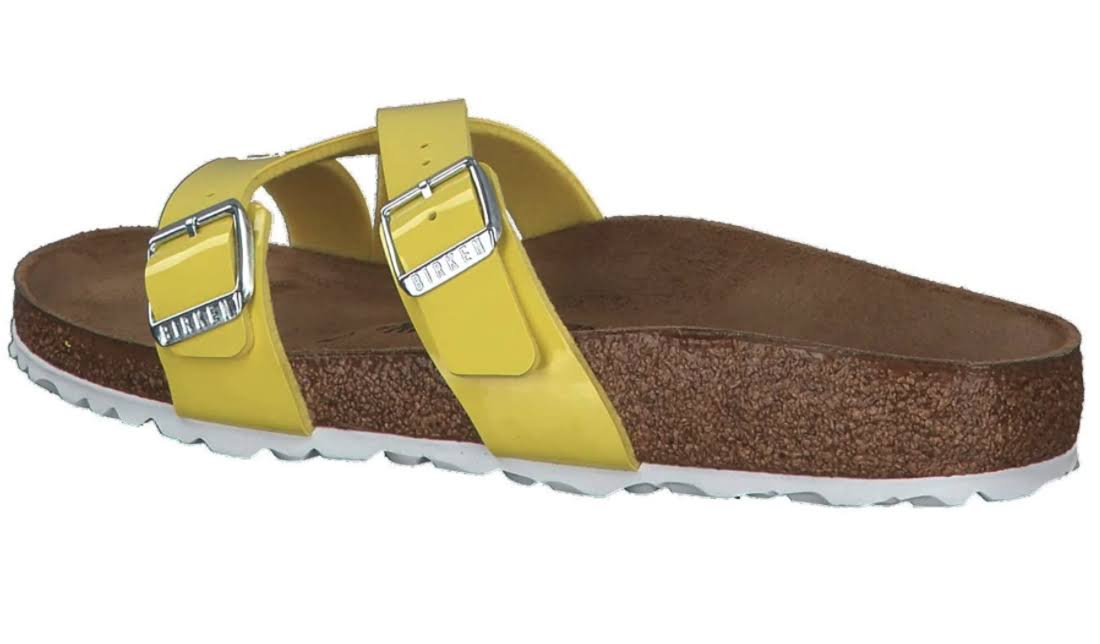 Birkenstock Yao Balance Sun Yellow Patent Narrow 1014507 US 7 EU 38 - EU 38 Narrow
