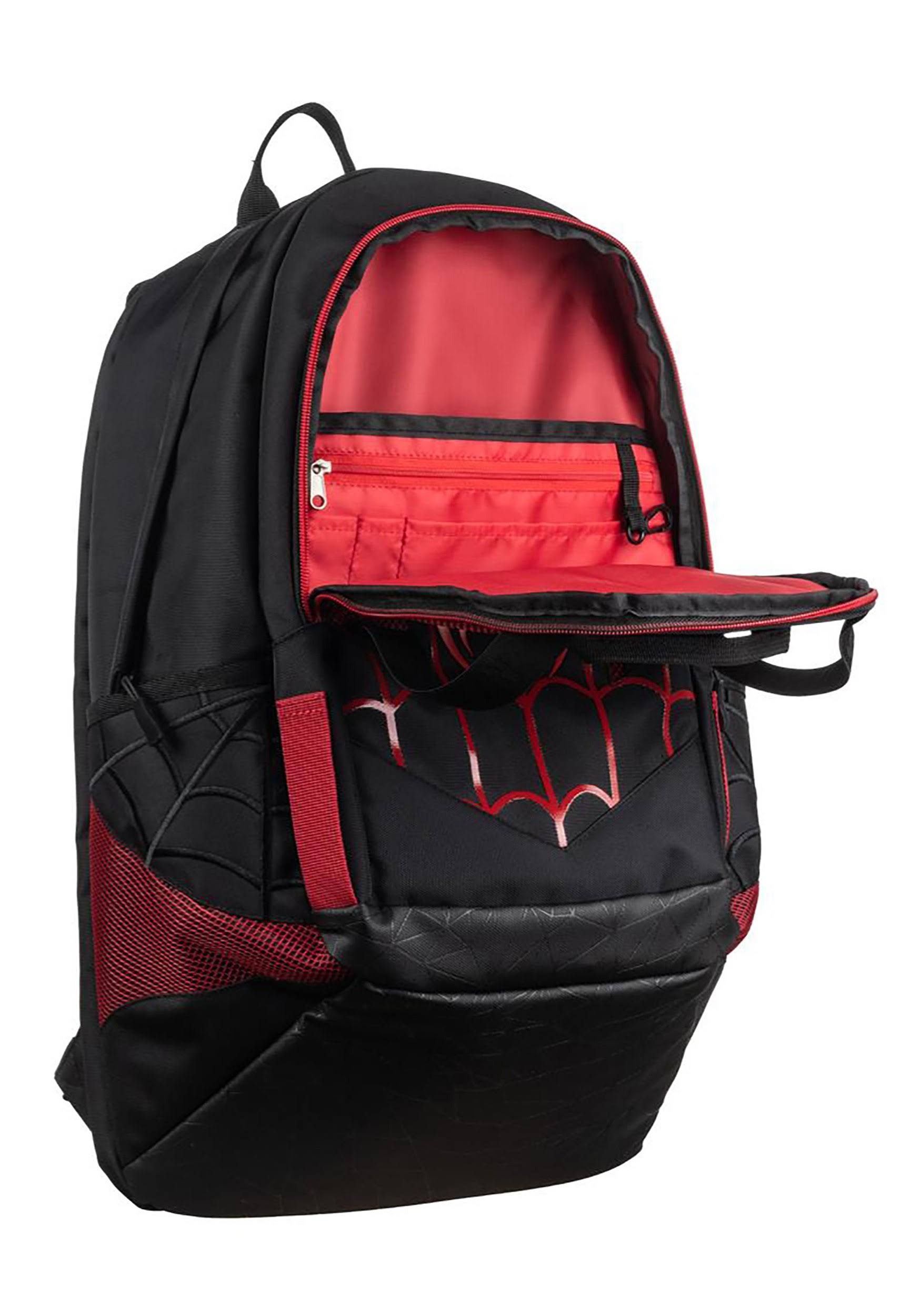 Spider-Man Black and Red Laptop Backpack