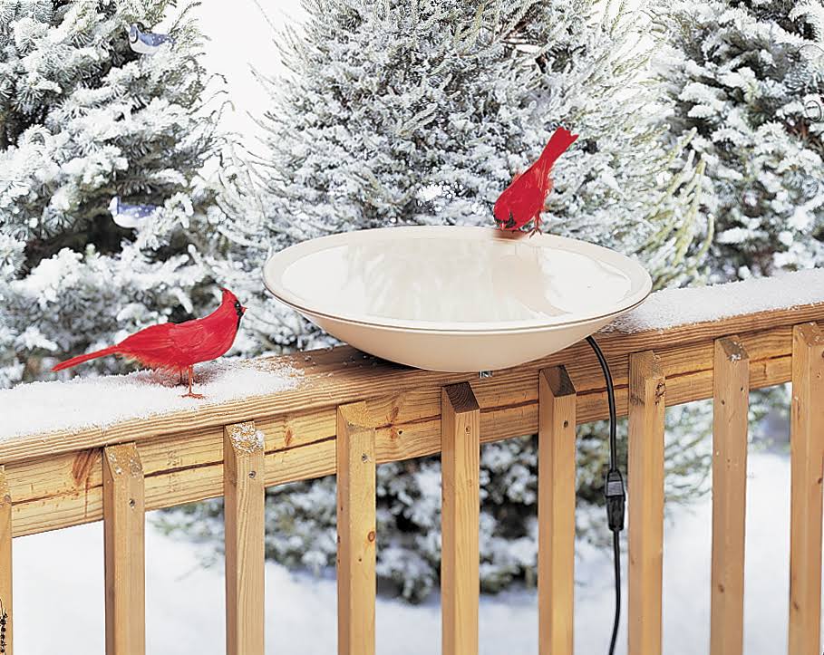 Allied Precision Deck Mounted Heated Bird Bath