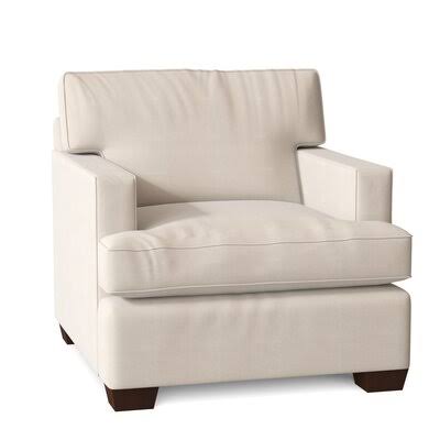 Anastagio 36x22 Wide Armchair Birch Lane Body Fabric: Bull Natural