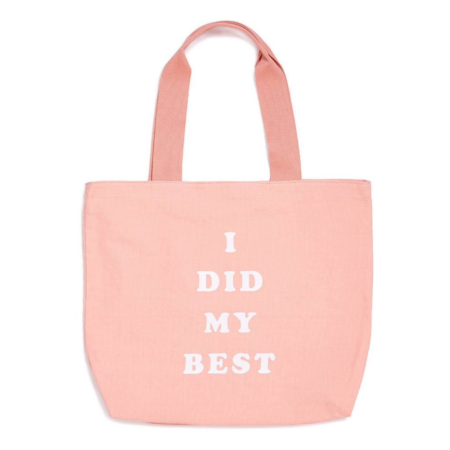 Ban.Do I Did My Best Canvas Tote - Pink