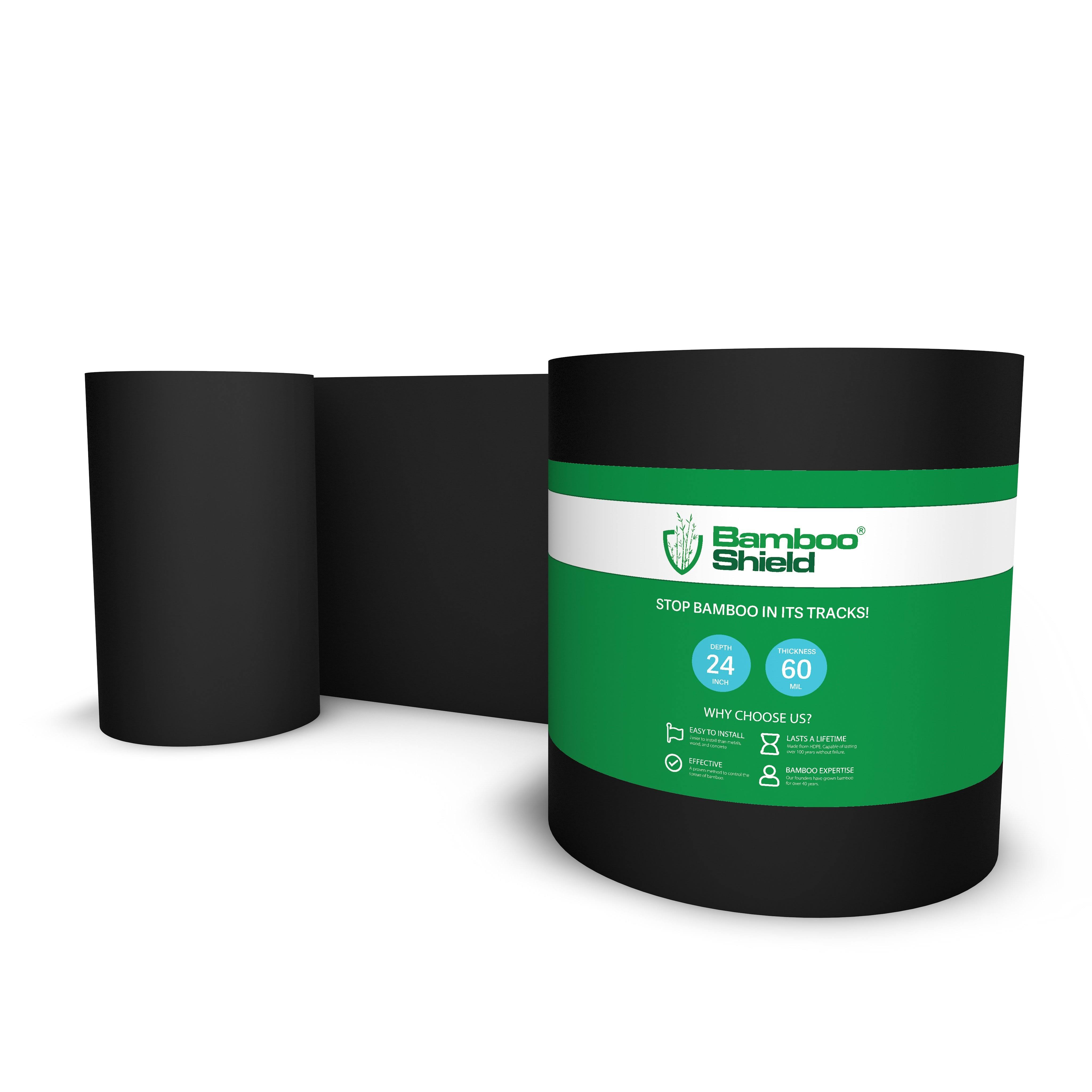Bamboo Shield - 60 Mil Thick by 24in Depth 150 Feet