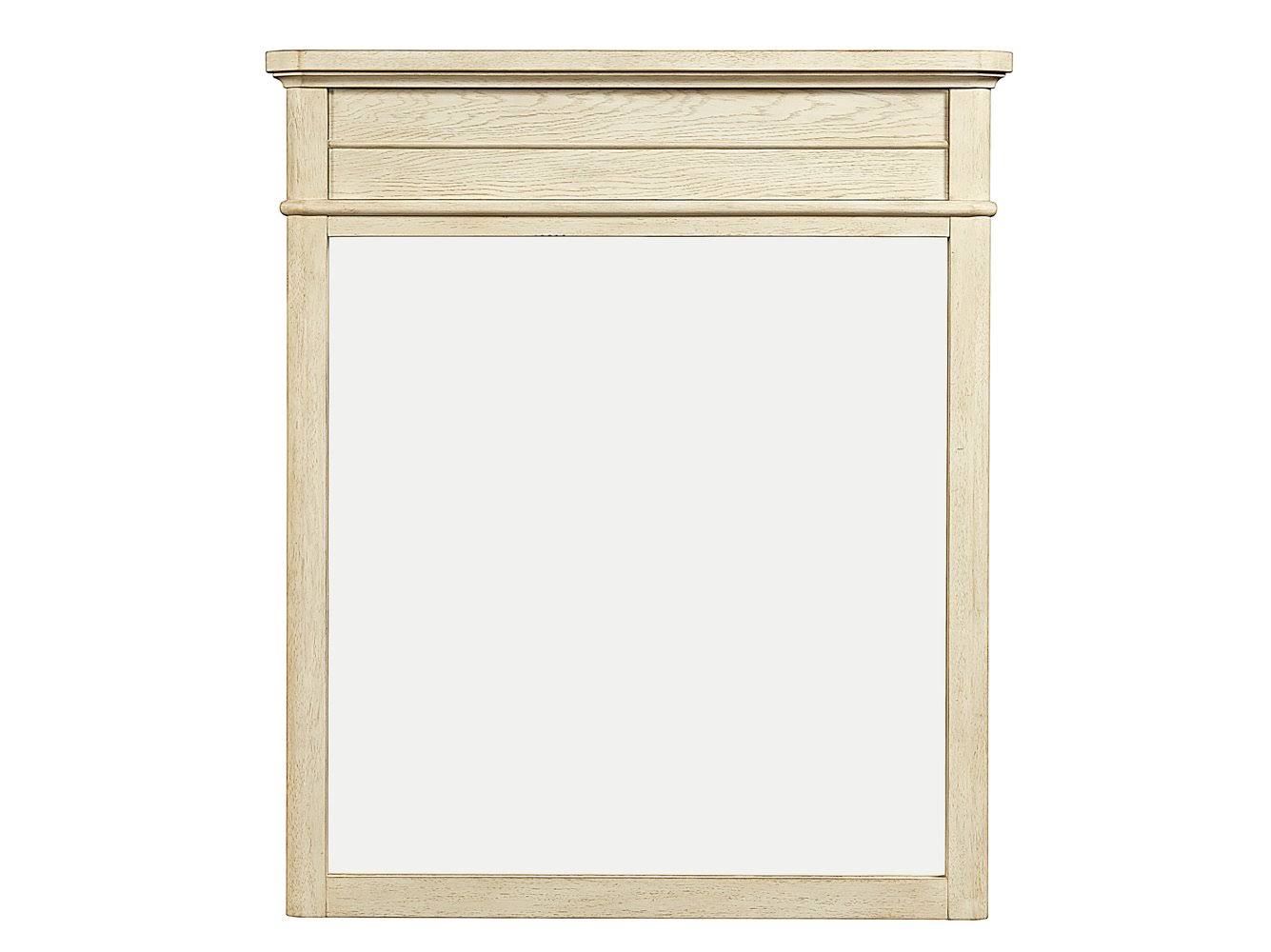 Stone & Leigh Driftwood Park Mirror in Vanilla Oak