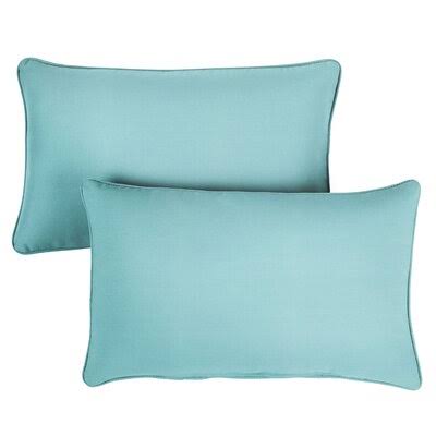 Julio Aruba Rectangular Sunbrella Pillow Cover & Insert Color: Aruba