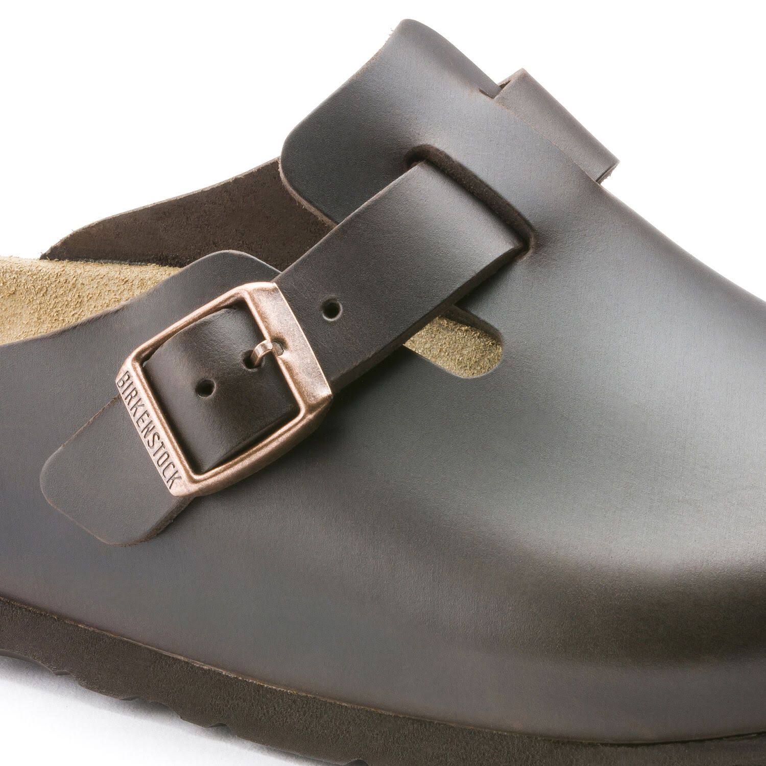 Birkenstock Boston Soft Footbed Clog - 44 - Brown Amalfi Leather