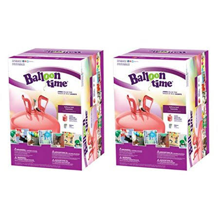 Balloon Time Jumbo 12 inch Helium Tank Blend Kit (2 Boxes)