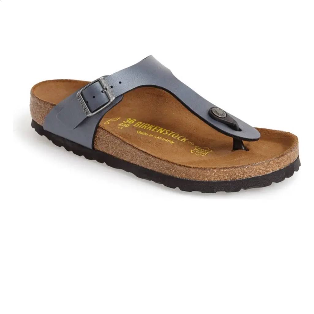 Birkenstock Gizeh Birko-Flor Leather Sandal