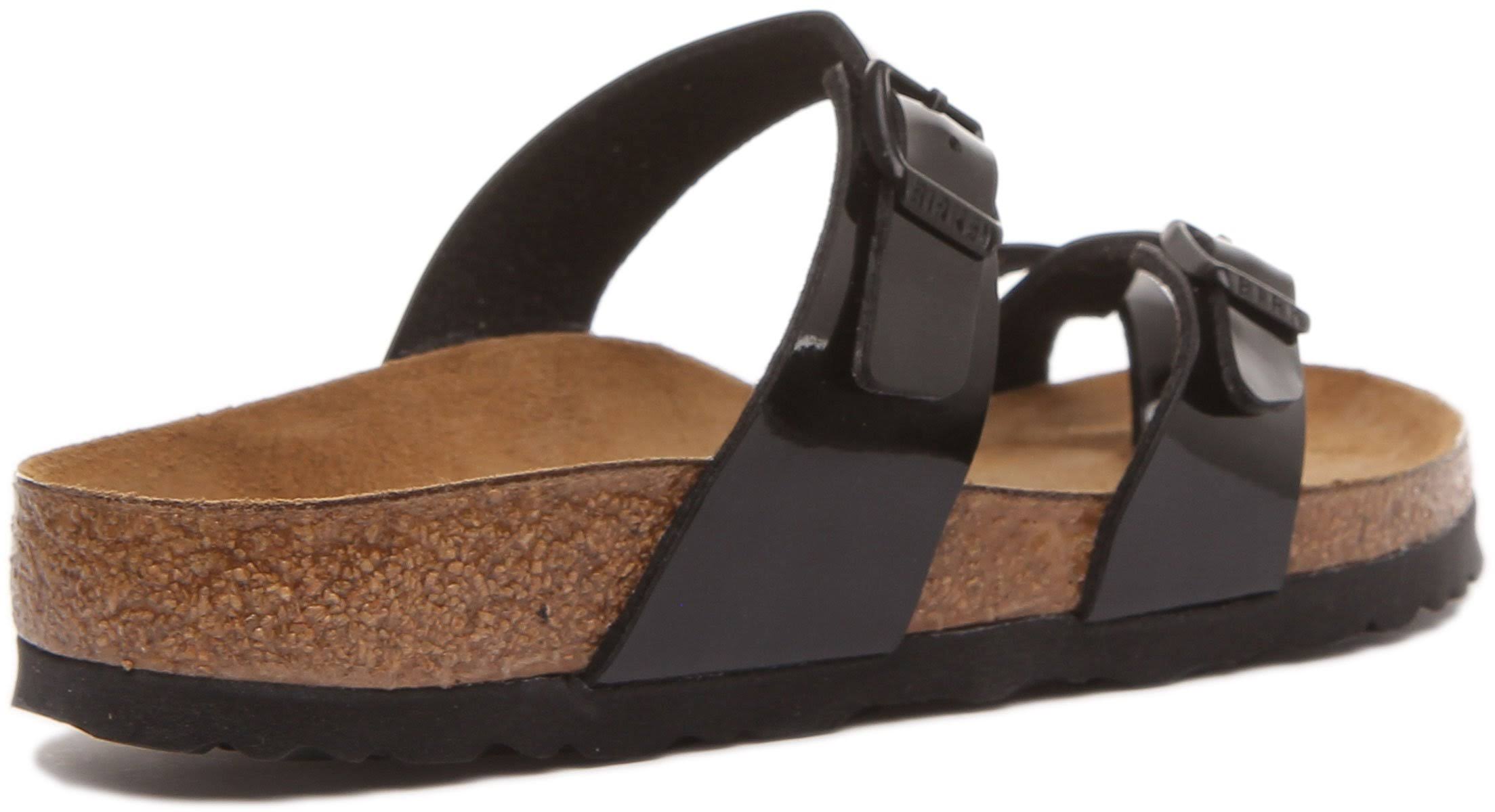 Birkenstock Thong Sandal Mayari Black Patent 38 EU / Narrow