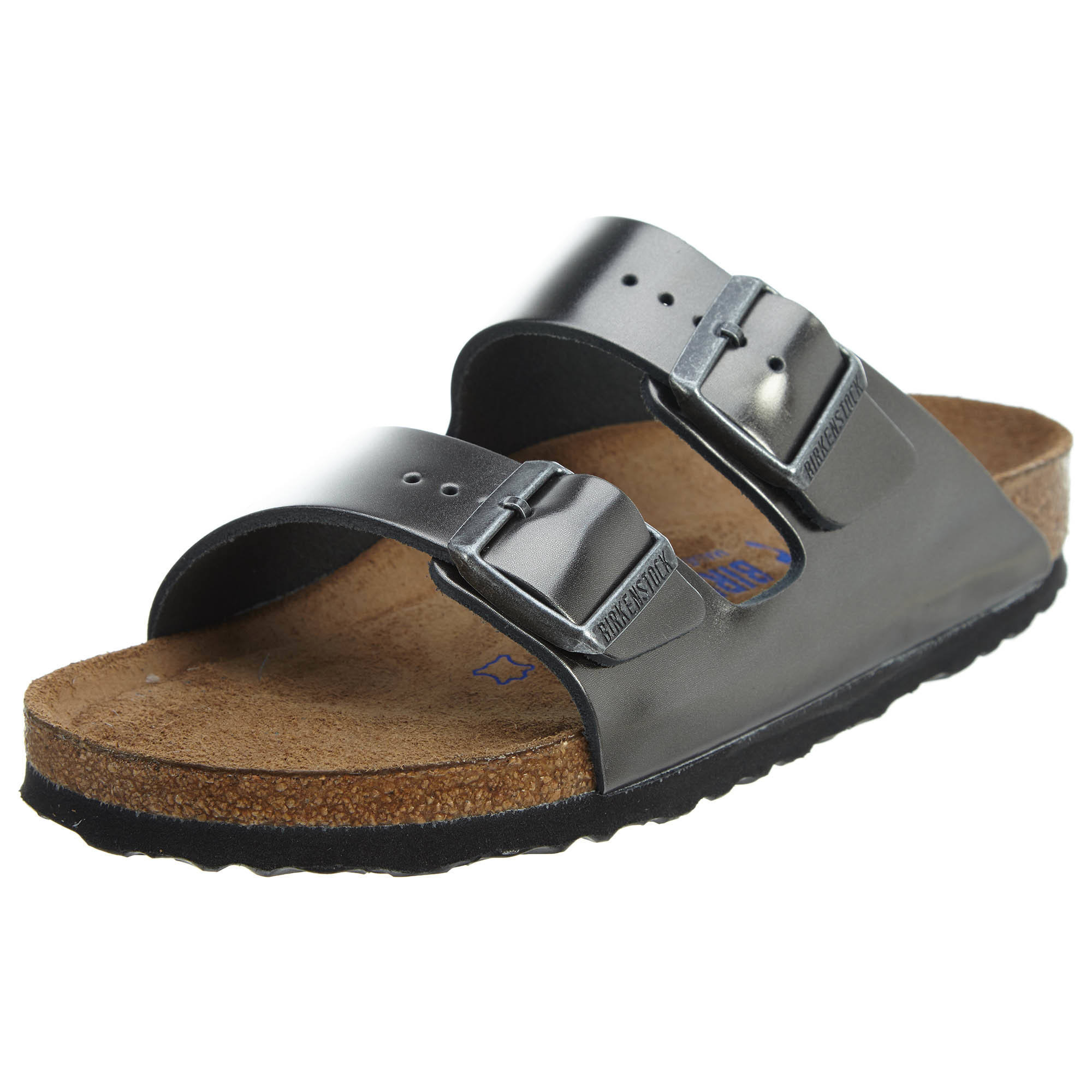 Birkenstock Arizona Women Mules Metallic Anthracite