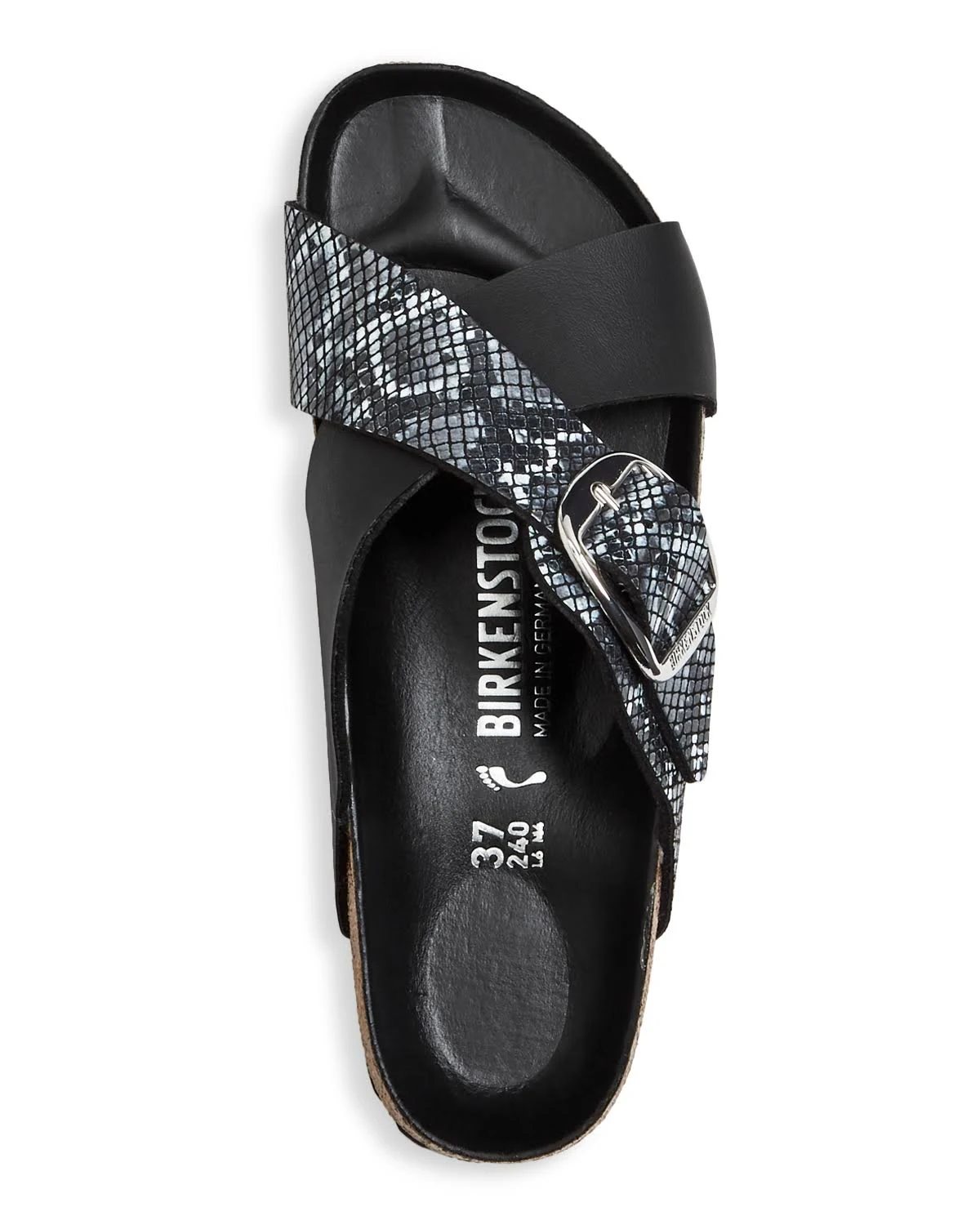 Birkenstock Siena Python Black Leather 37 N