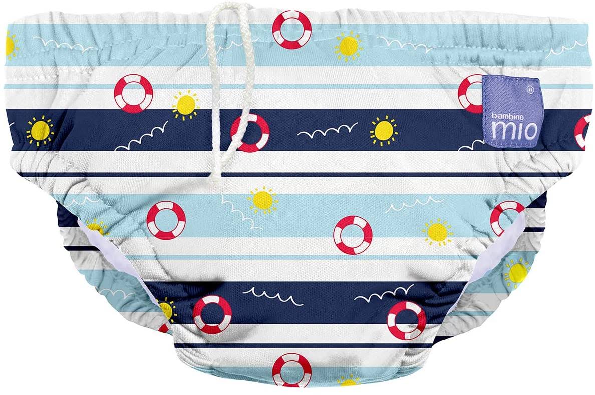 Bambino Mio Swim Diaper, All Aboard / Medium (6 - 12 Months)