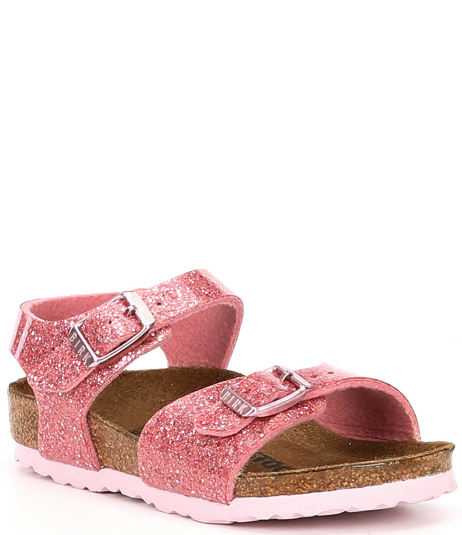 Birkenstock Girls& Rio Glitter Sandals Toddler - 9M Toddler