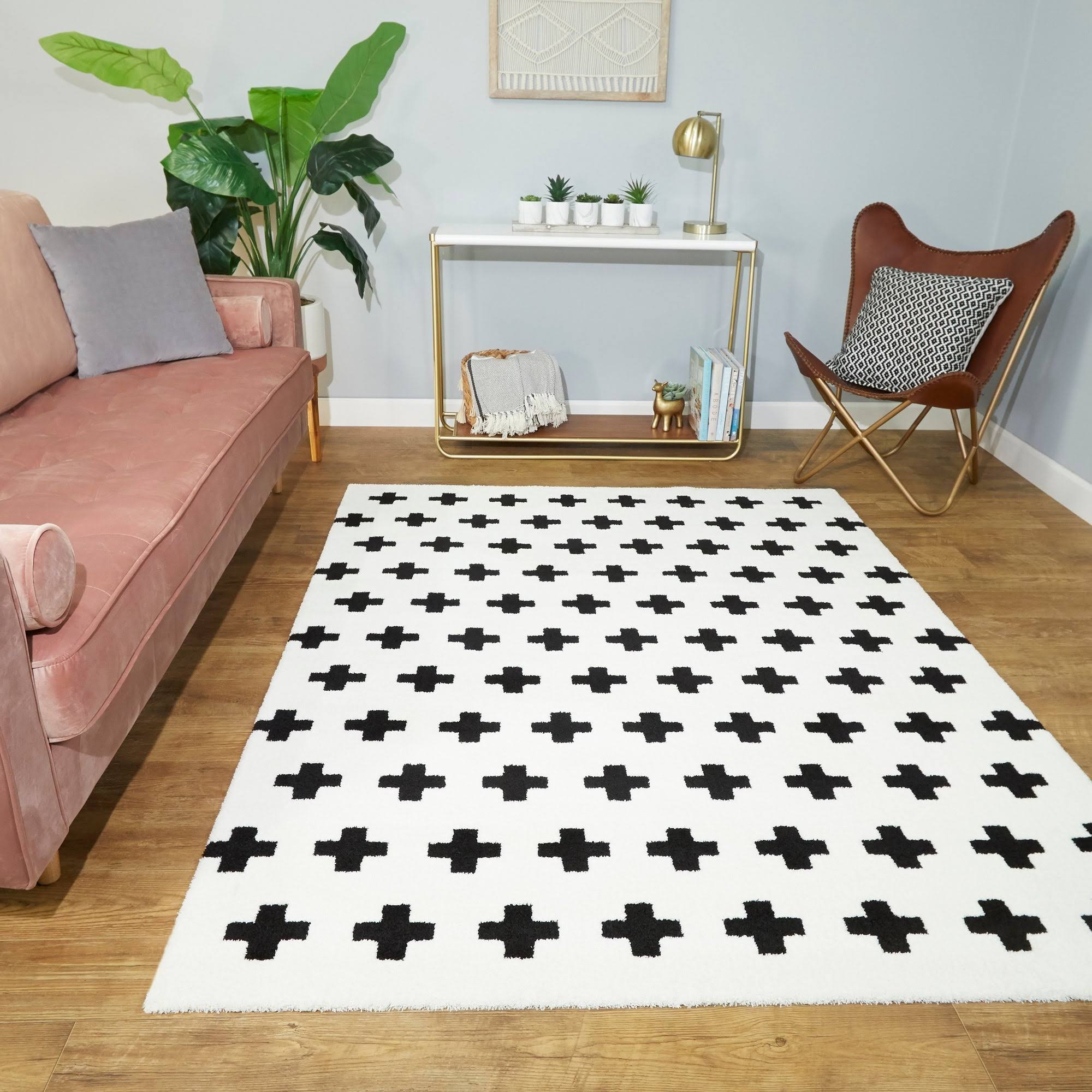 BALTA Super Soft Plus Black 4 ft. x 6 ft. Area Rug