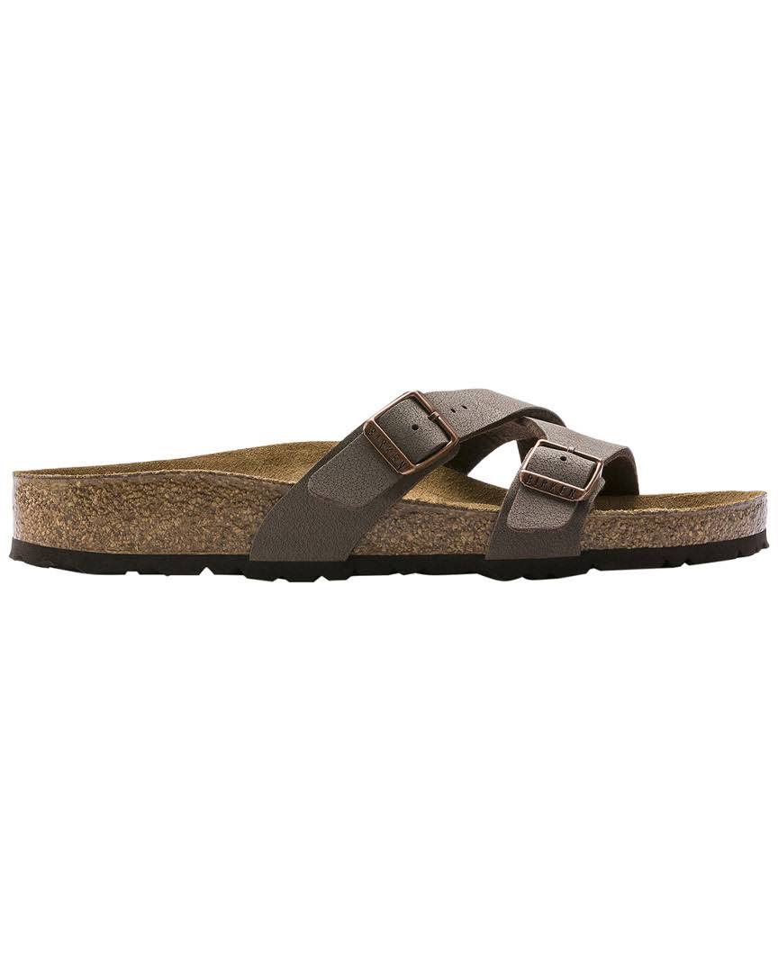 Birkenstock Women's Yao Slide - 37 - Mocha