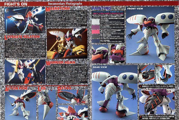 Bandai mg 1/100 AMX-004 Qubeley (Mobile Suit Z Gundam)