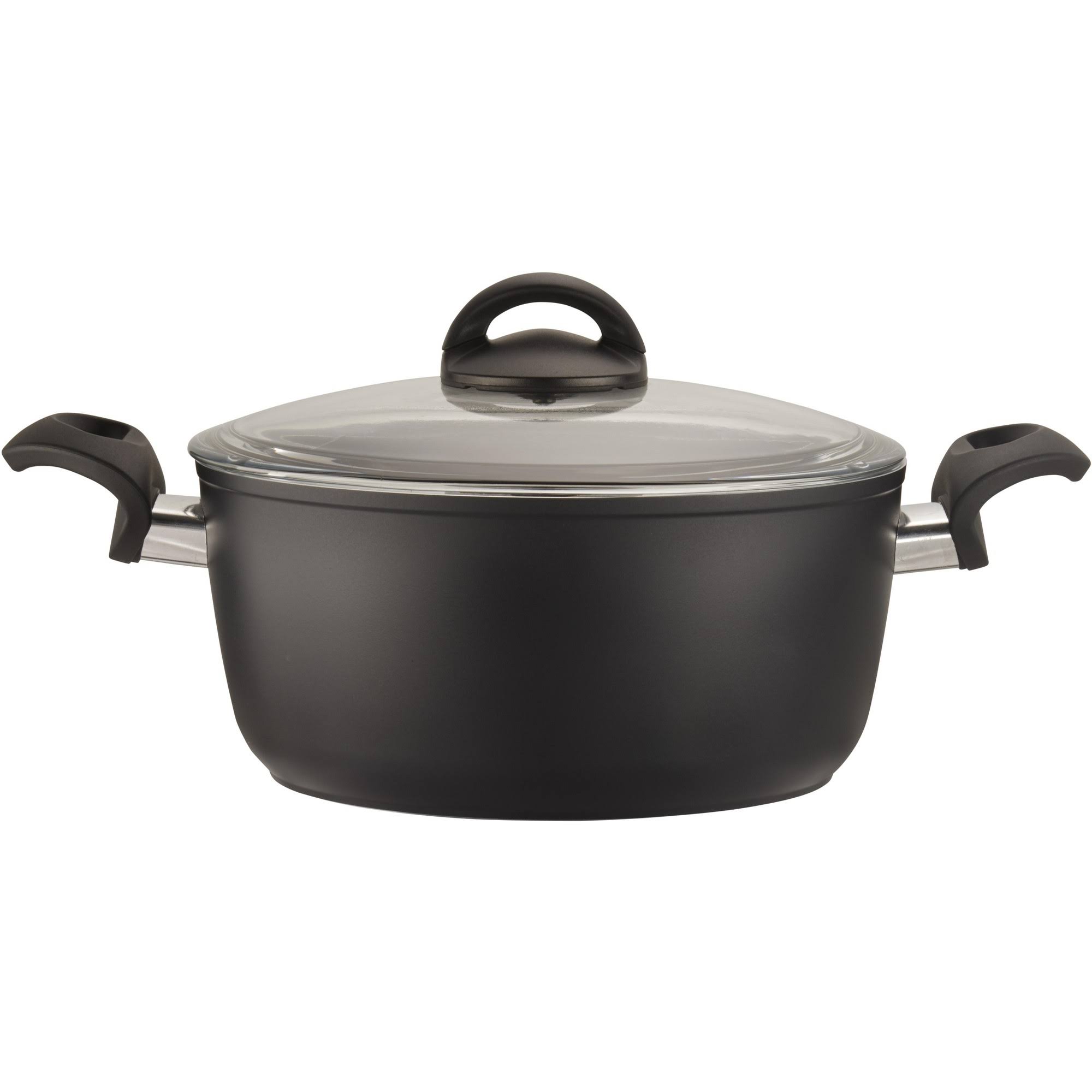 Ballarini Como 7-Piece Nonstick Cookware Set, Black